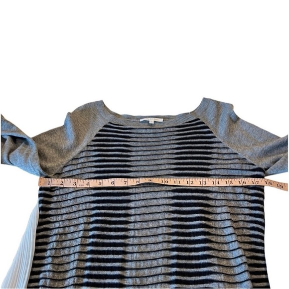 Patrizia Pepe Cashmere Silk Wool Blend Accordion Hi Lo Sweater Size Medium 2 - Picture 6 of 14